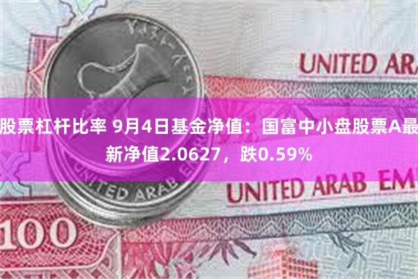 股票杠杆比率 9月4日基金净值：国富中小盘股票A最新净值2.0627，跌0.59%