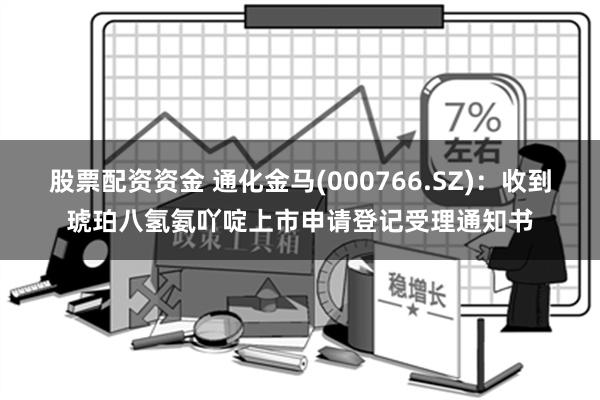 股票配资资金 通化金马(000766.SZ)：收到琥珀八氢氨吖啶上市申请登记受理通知书