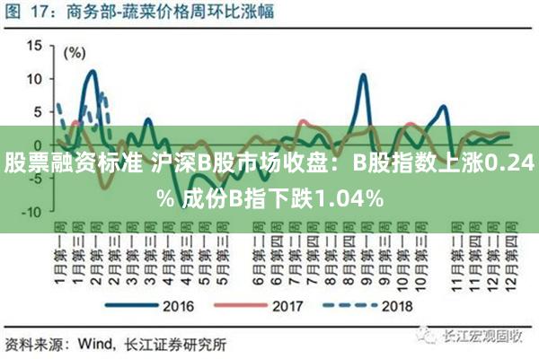 股票融资标准 沪深B股市场收盘：B股指数上涨0.24% 成份B指下跌1.04%