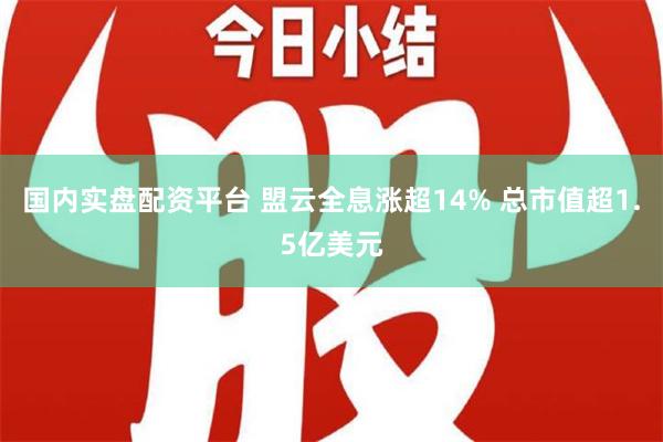 国内实盘配资平台 盟云全息涨超14% 总市值超1.5亿美元