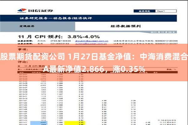 股票期货配资公司 1月27日基金净值：中海消费混合A最新净值2.866，涨0.35%